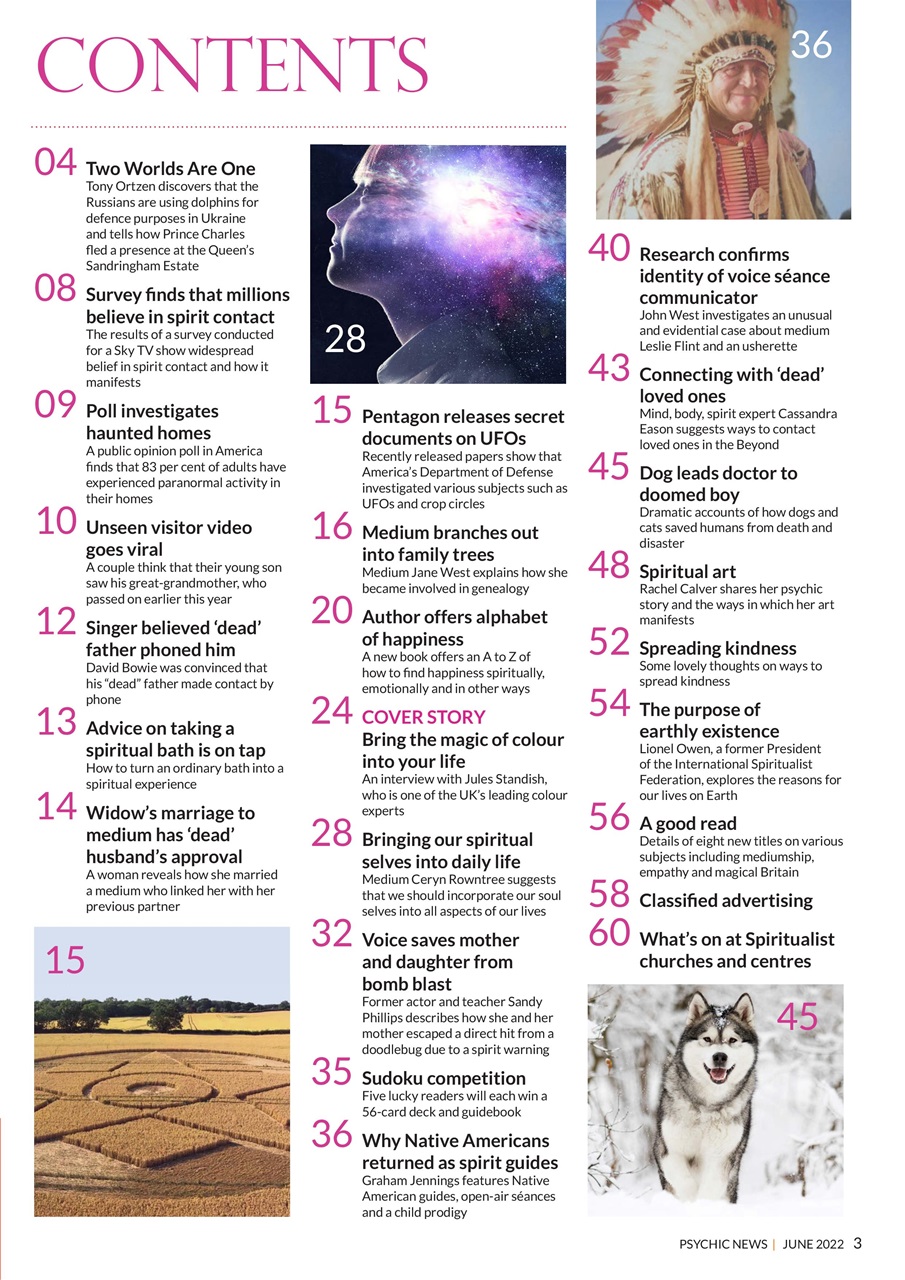 Psychic News Preview Pages