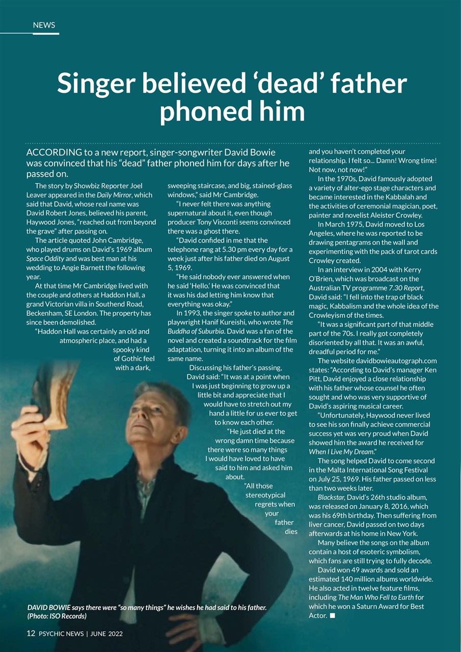 Psychic News Preview Pages