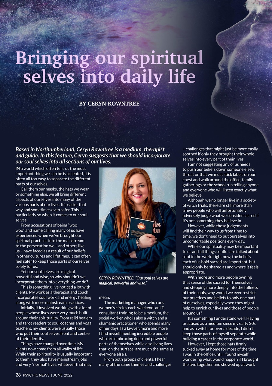 Psychic News Preview Pages