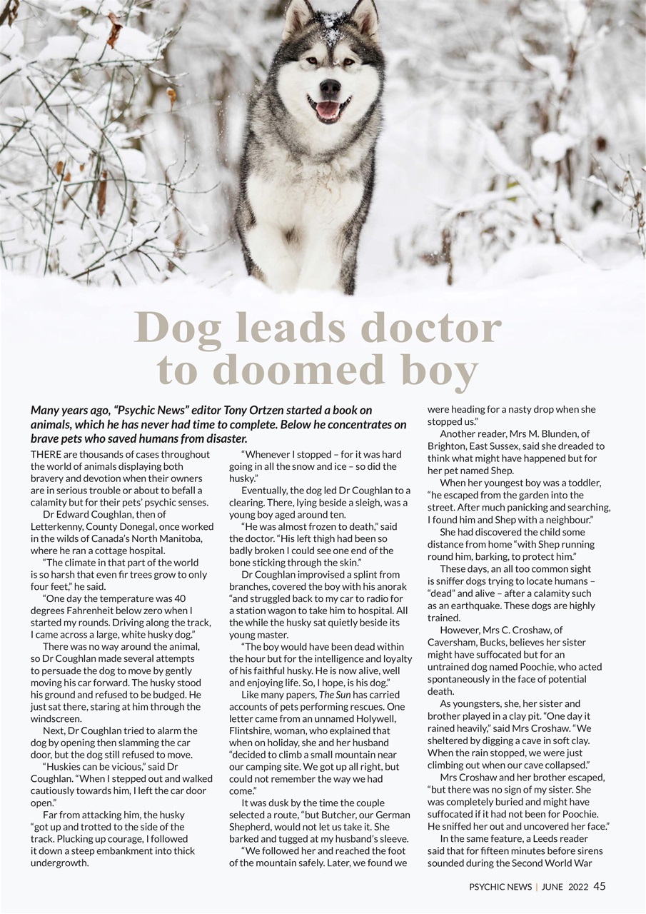 Psychic News Preview Pages