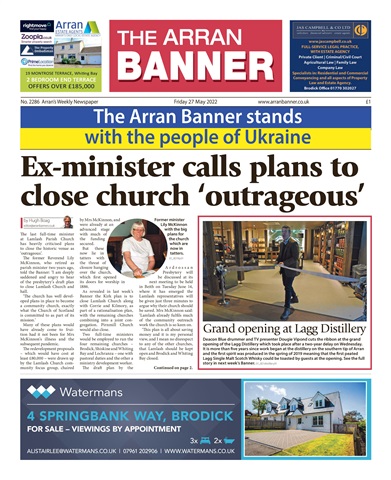 Arran Banner issue 27 May 2022