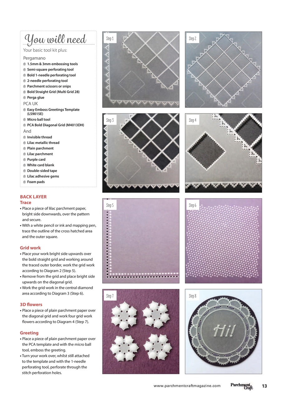 Parchment Craft Preview Pages