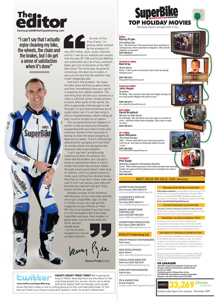 Superbike Magazine Preview Pages