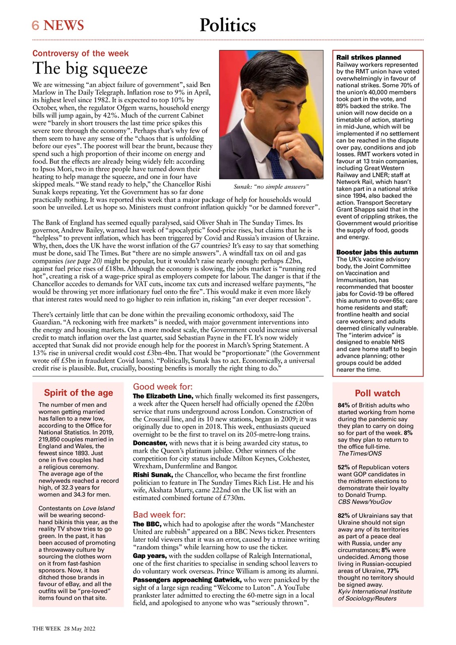 The Week Preview Pages