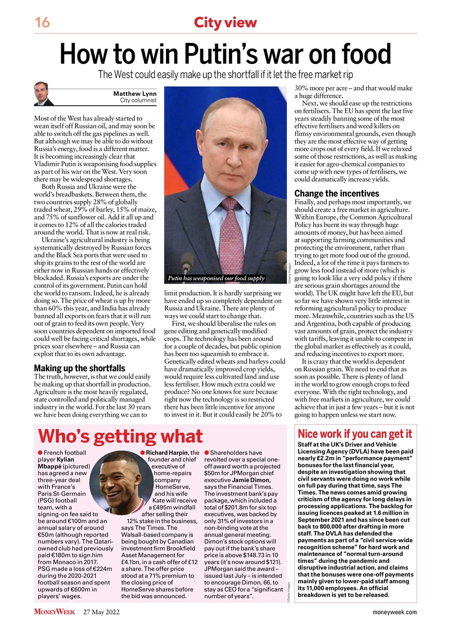 MoneyWeek Preview Pages