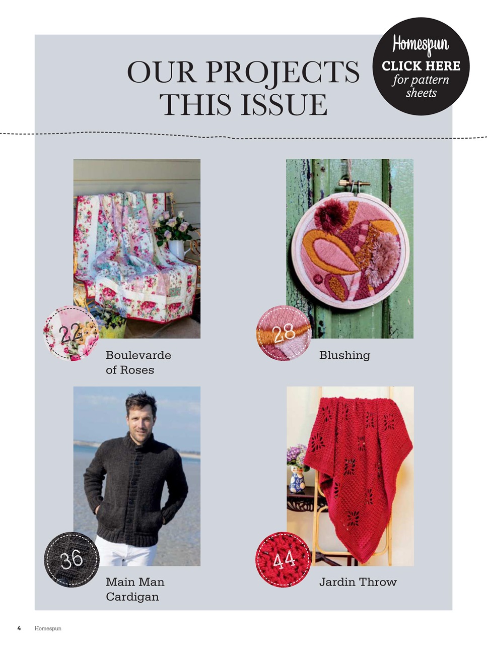 Homespun Preview Pages