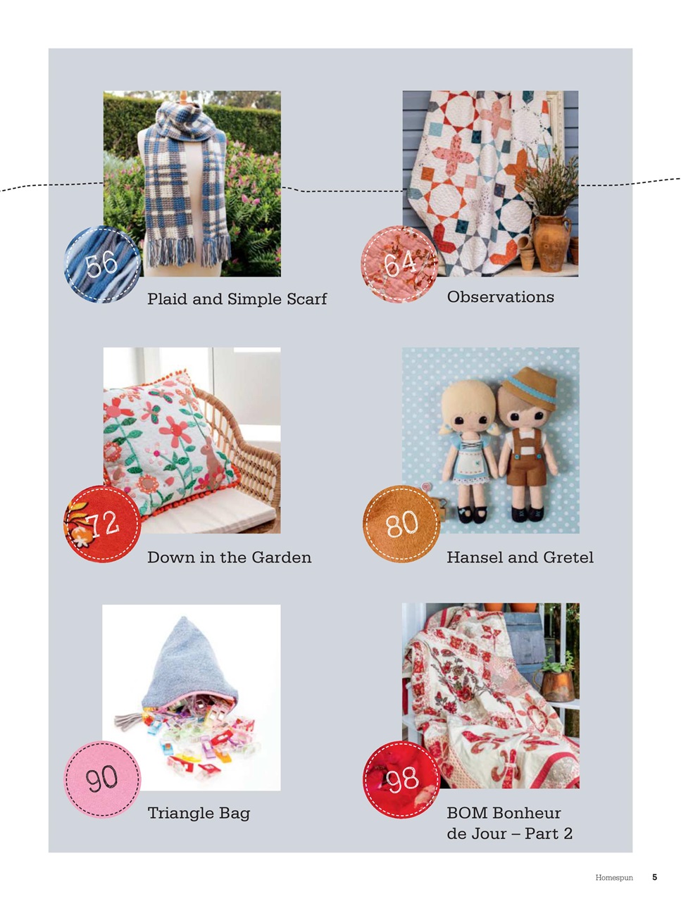 Homespun Preview Pages