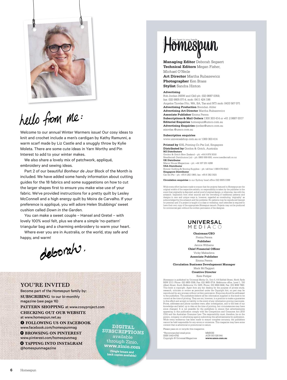 Homespun Preview Pages