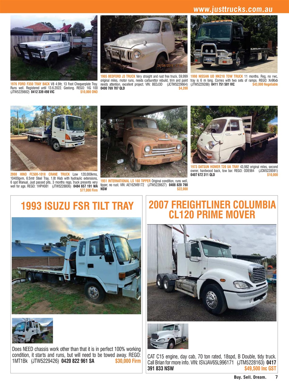 JUST TRUCKS Preview Pages