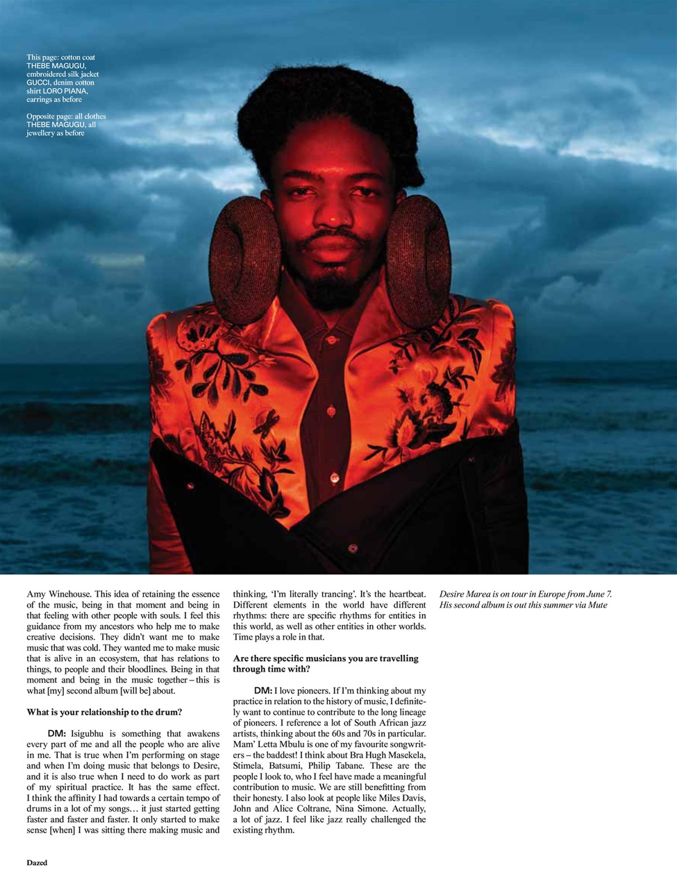 Dazed Magazine Preview Pages