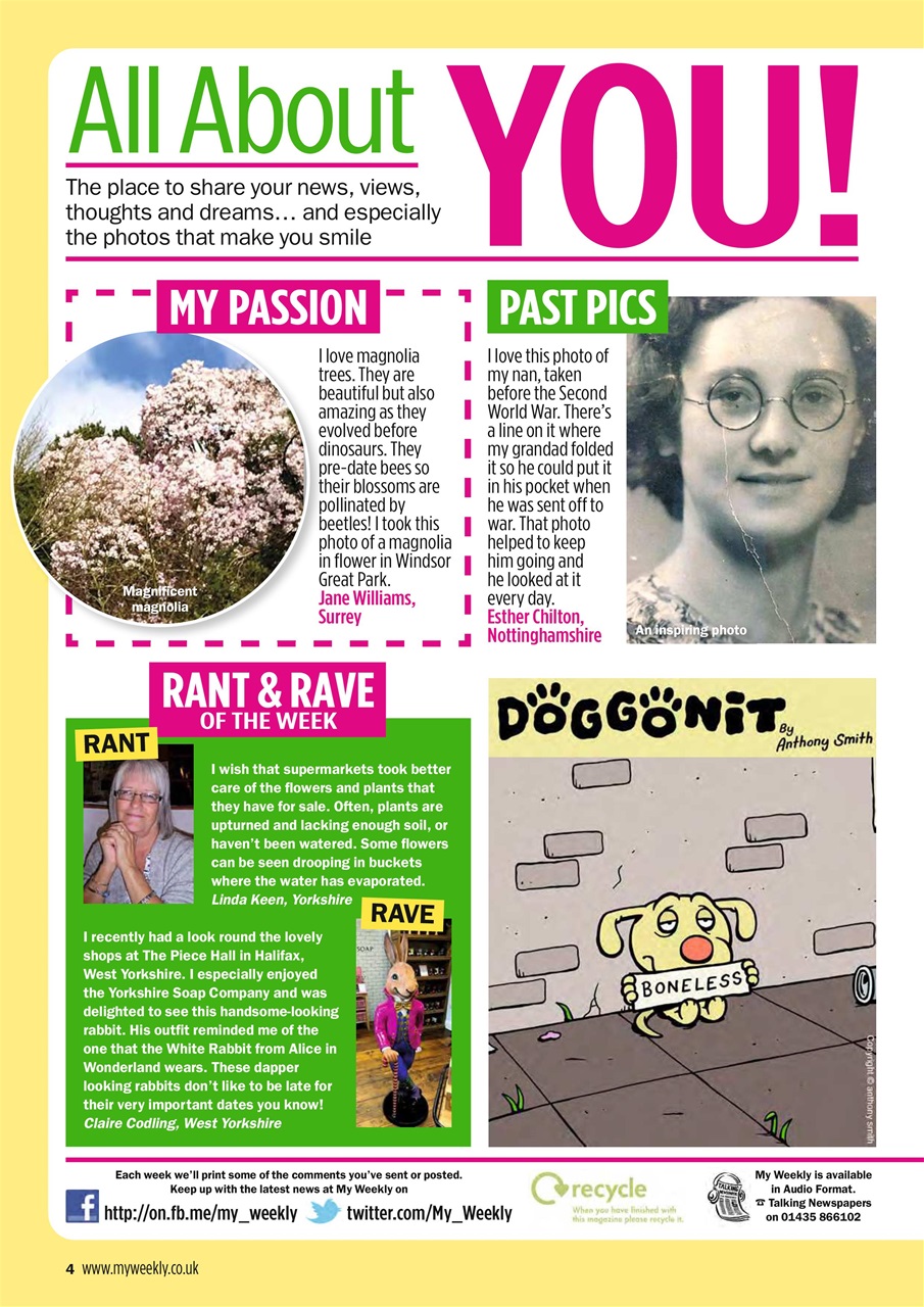 My Weekly Preview Pages