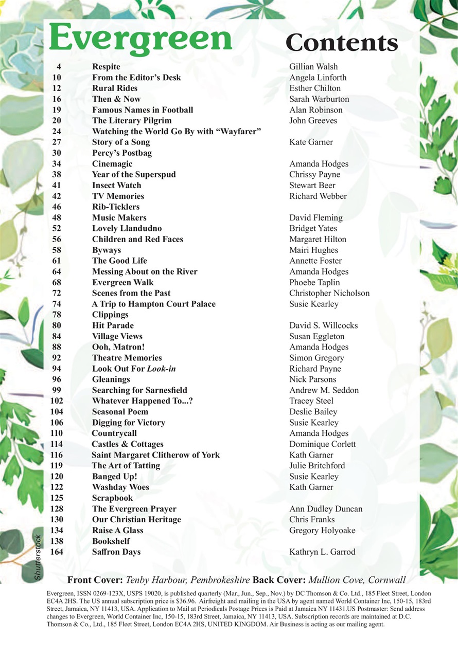 Evergreen Preview Pages