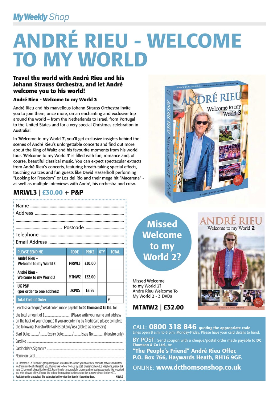 My Weekly Special Preview Pages