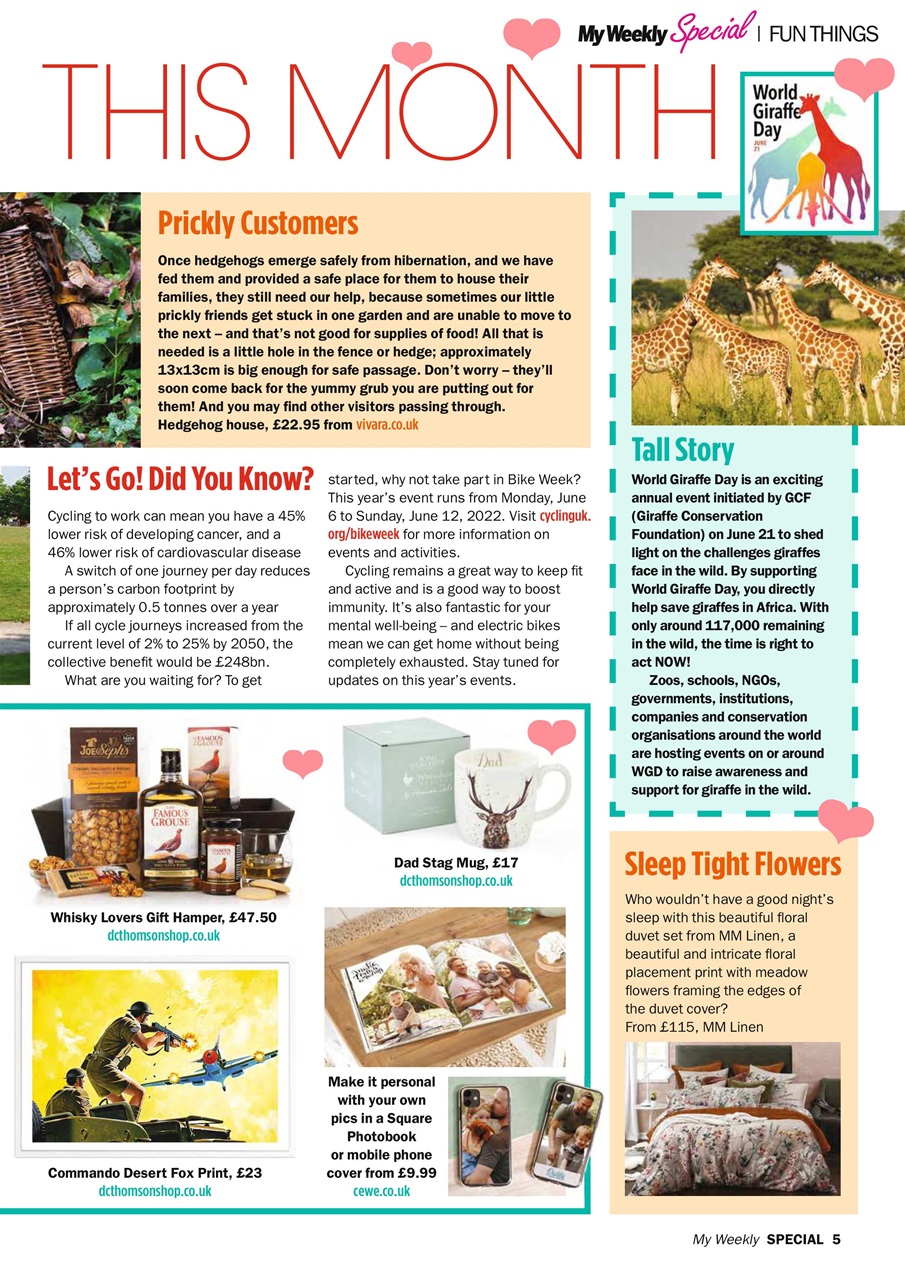 My Weekly Special Preview Pages