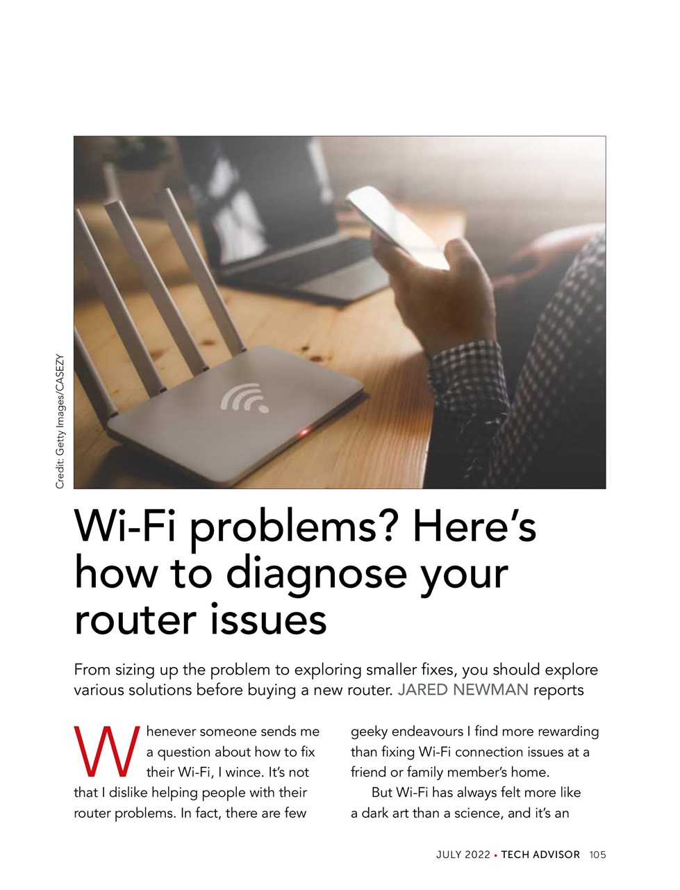 Tech Advisor Preview Pages