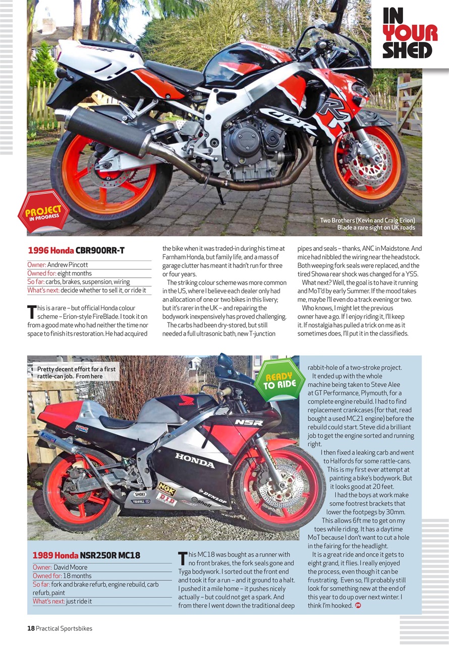 Practical Sportsbikes Preview Pages