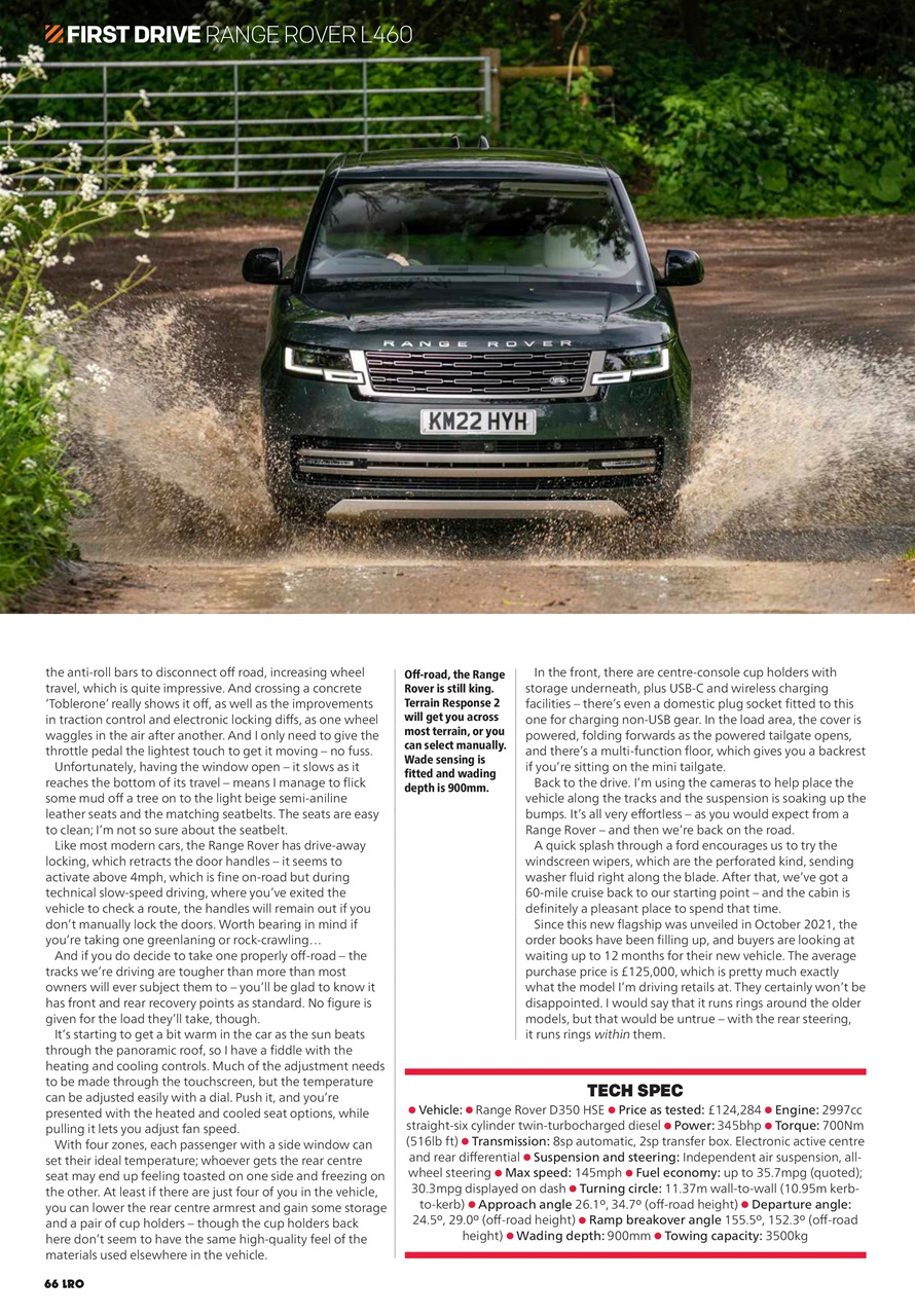 Land Rover Owner Preview Pages