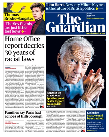 The Guardian Newspaper issue Monday, May 30, 2022