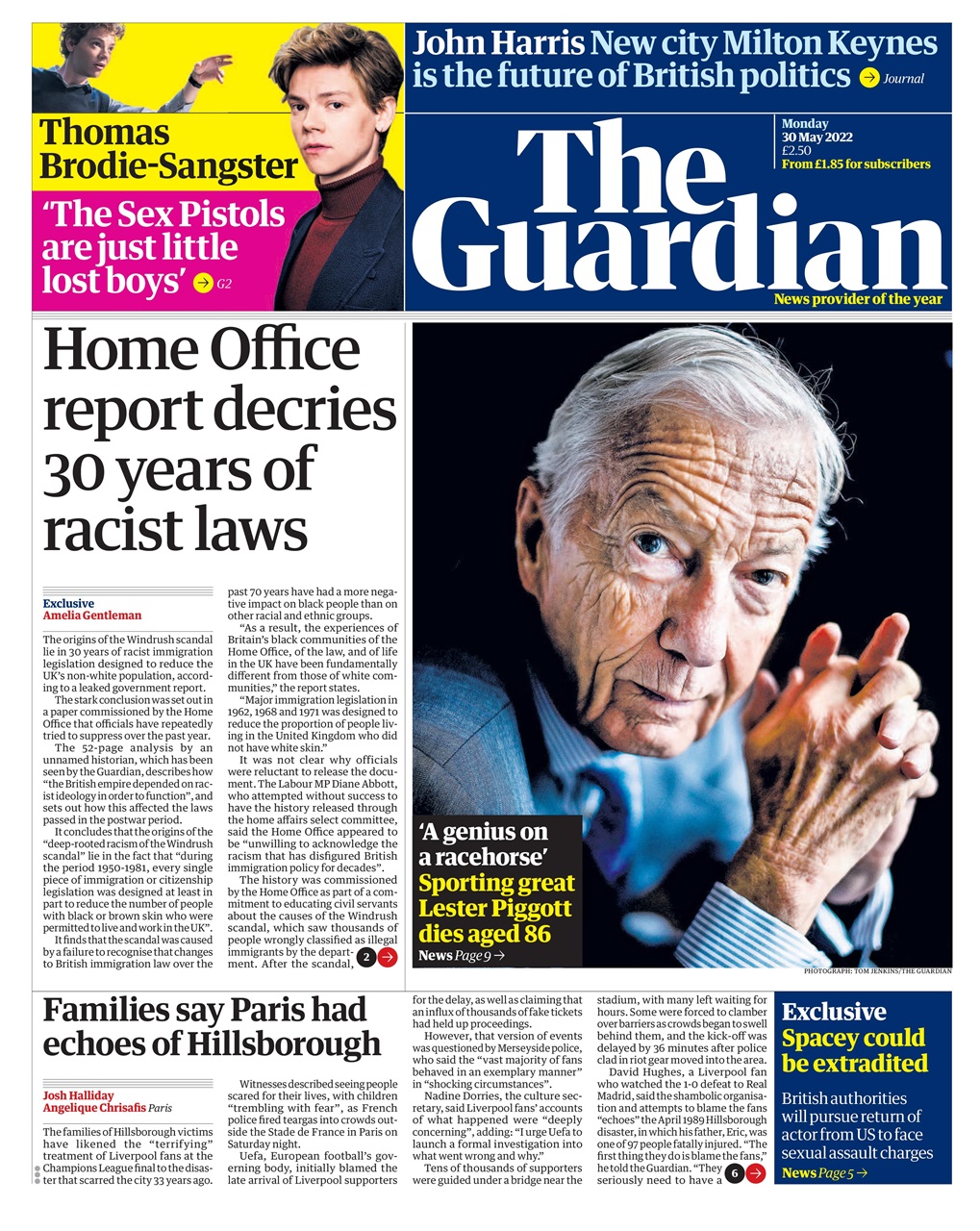 The Guardian Newspaper Preview Pages