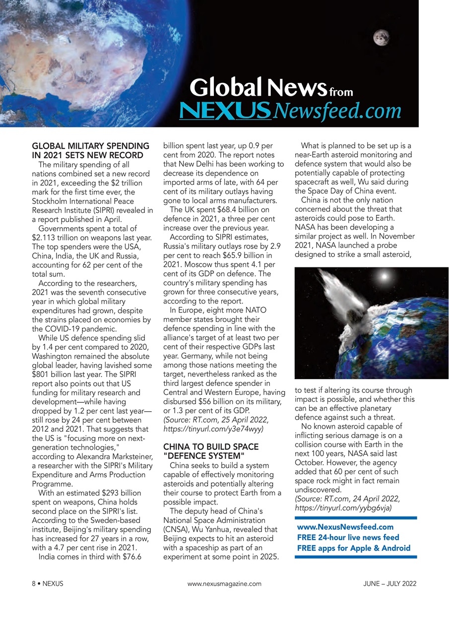 Nexus Magazine Preview Pages