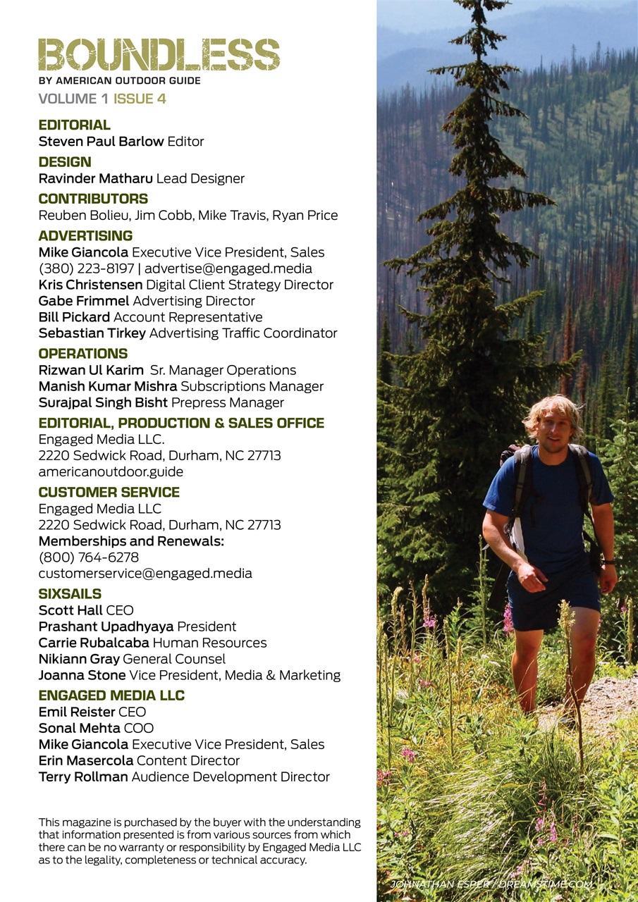 American Outdoor Guide: Boundless Preview Pages