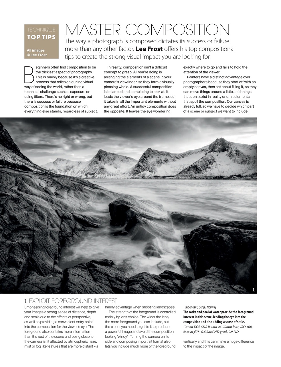 Black+White Photography Preview Pages