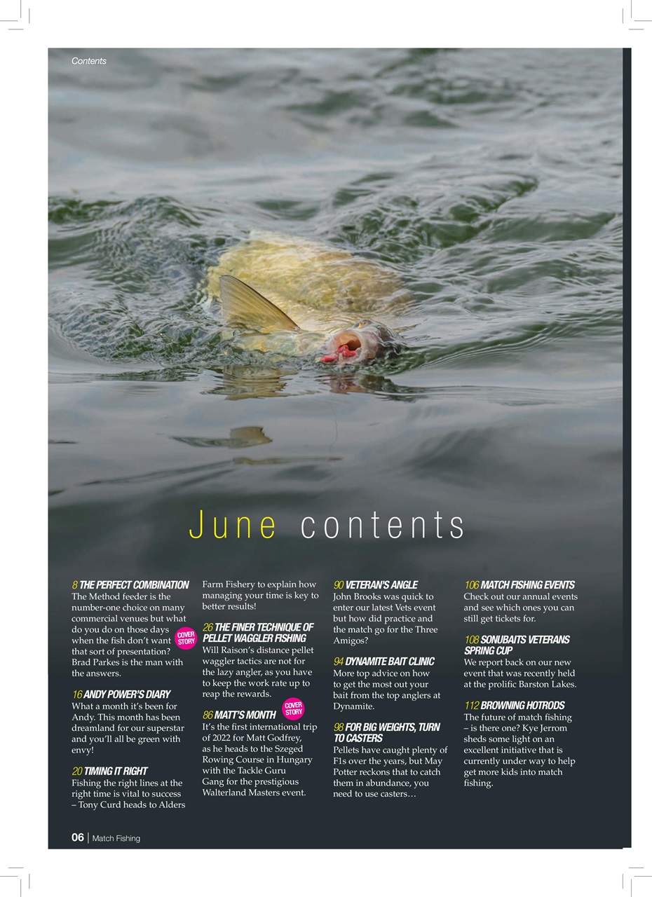 Match Fishing Preview Pages