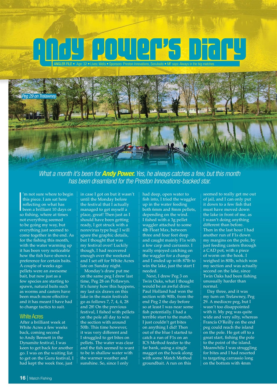 Match Fishing Preview Pages