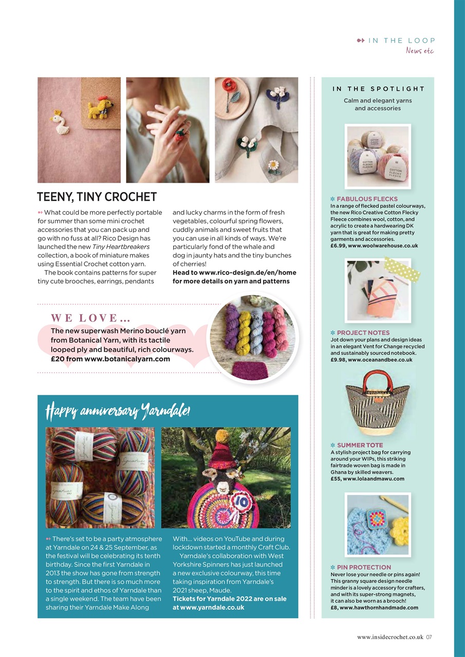 Inside Crochet Preview Pages