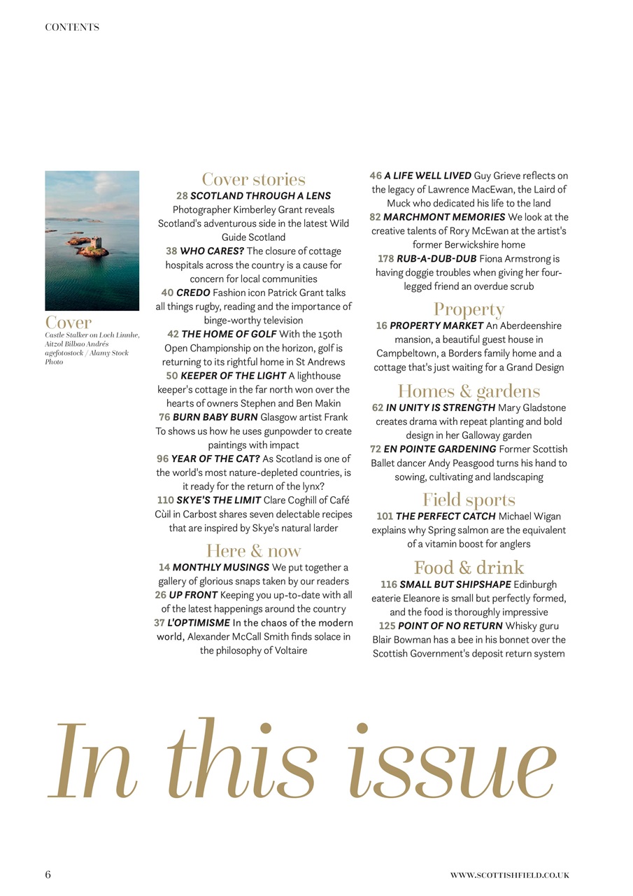 Scottish Field Preview Pages