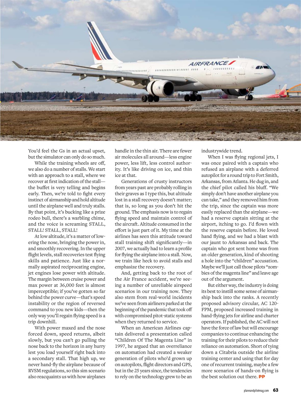 Plane & Pilot Preview Pages