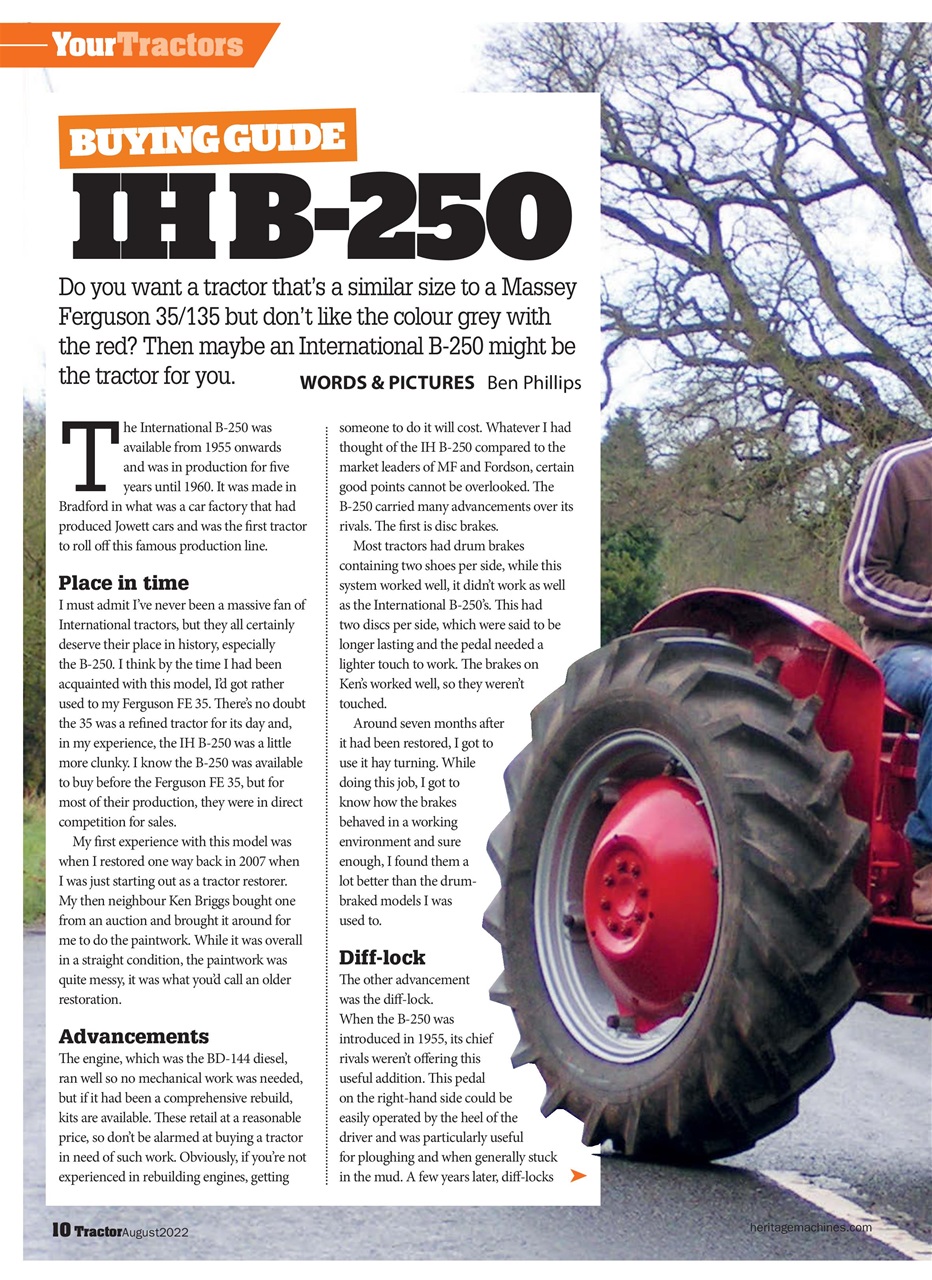 Tractor & Farming Heritage Magazine Preview Pages
