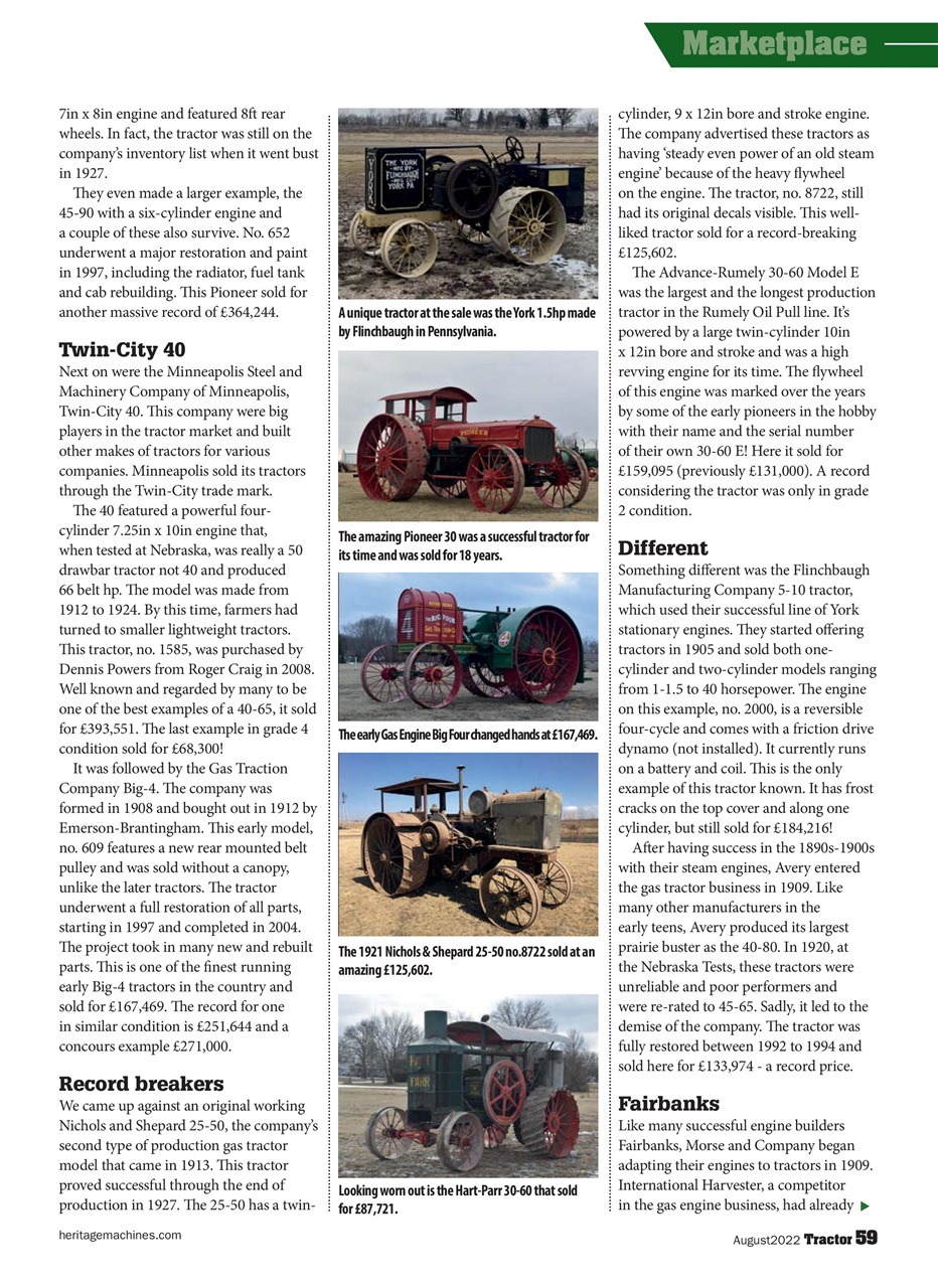 Tractor & Farming Heritage Magazine Preview Pages