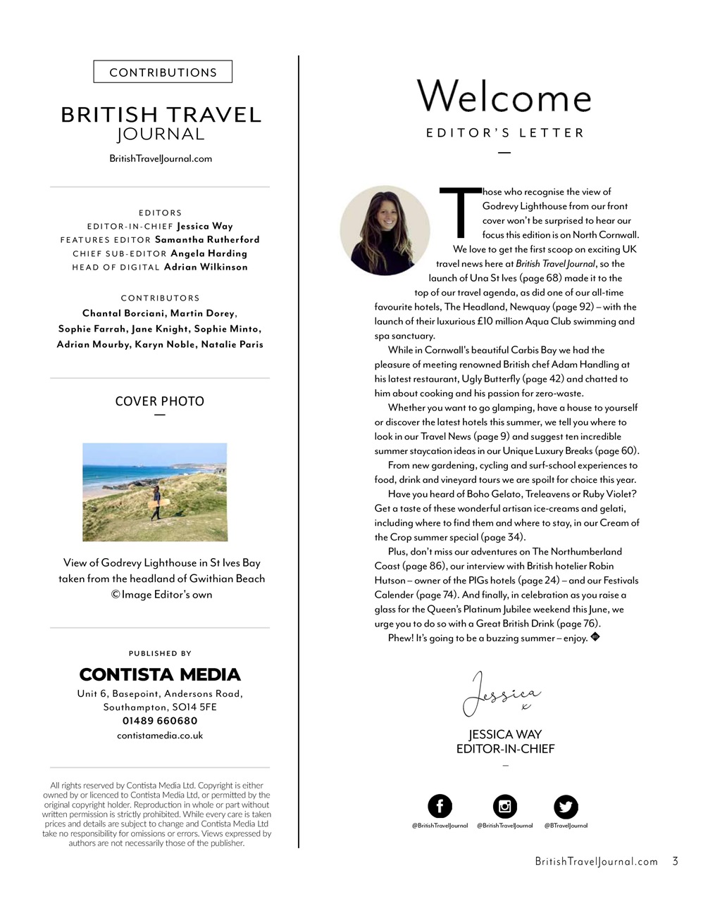 British Travel Journal Preview Pages