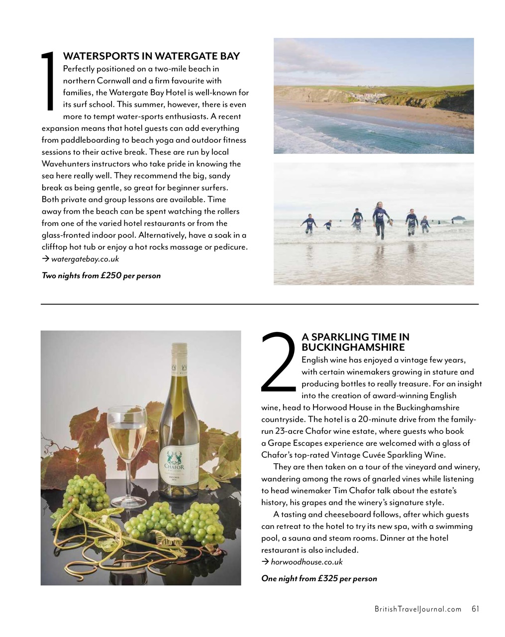 British Travel Journal Preview Pages