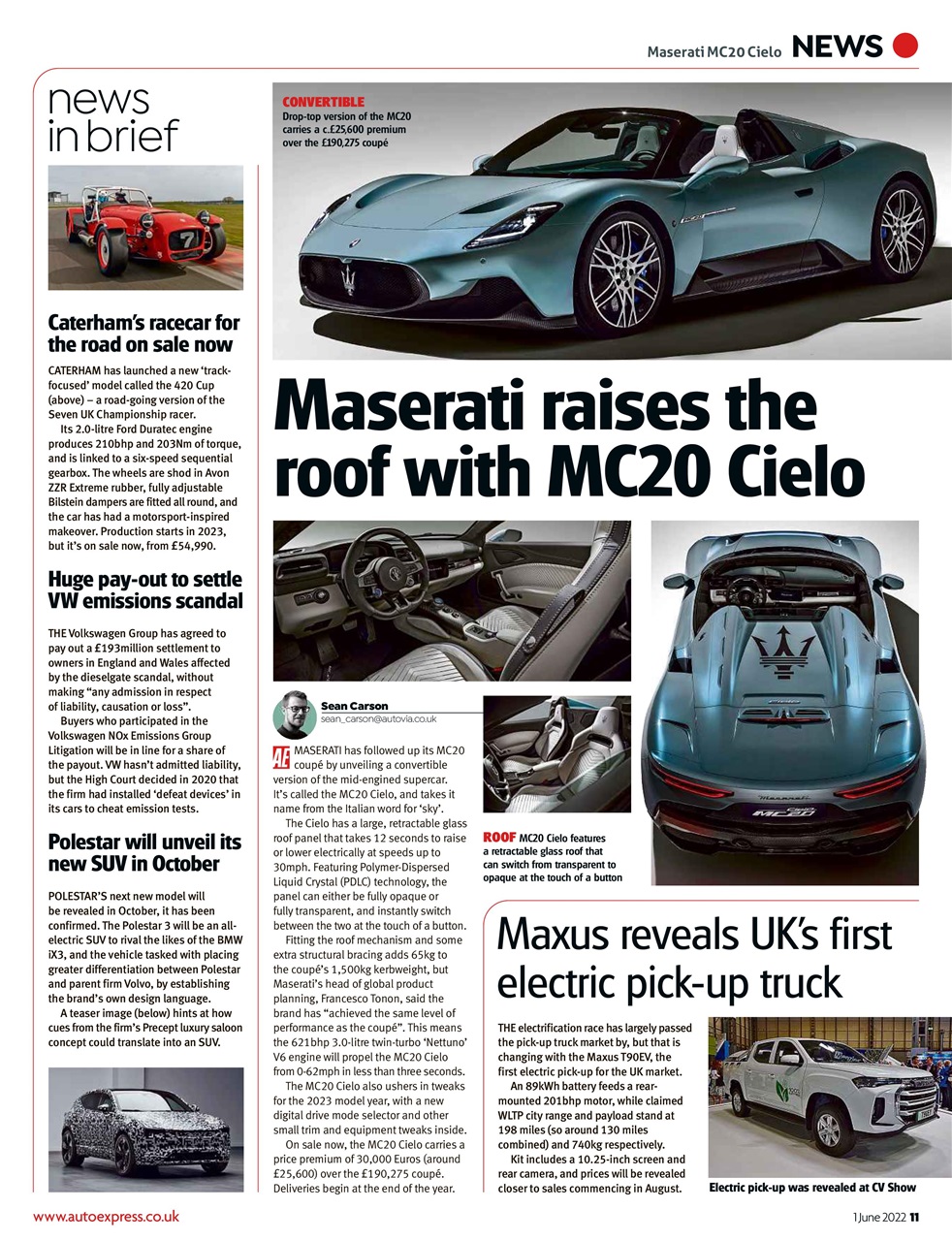 Auto Express Preview Pages