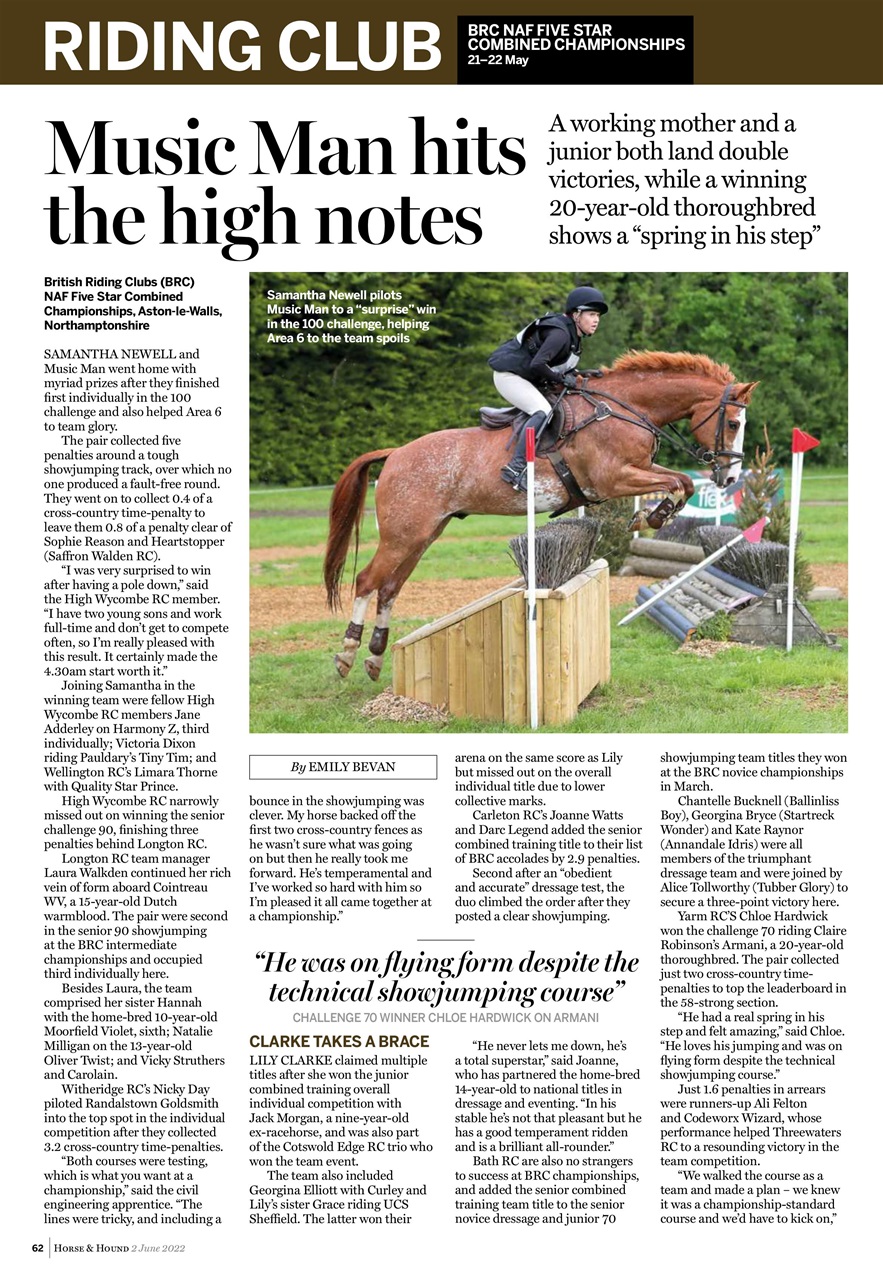 Horse & Hound Preview Pages