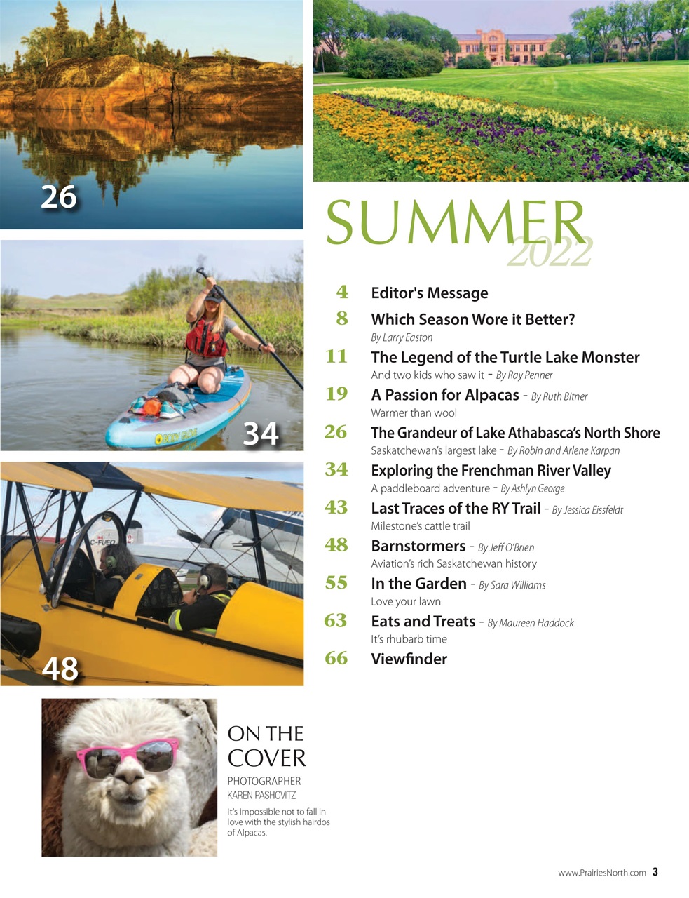 Prairies North Magazine Preview Pages