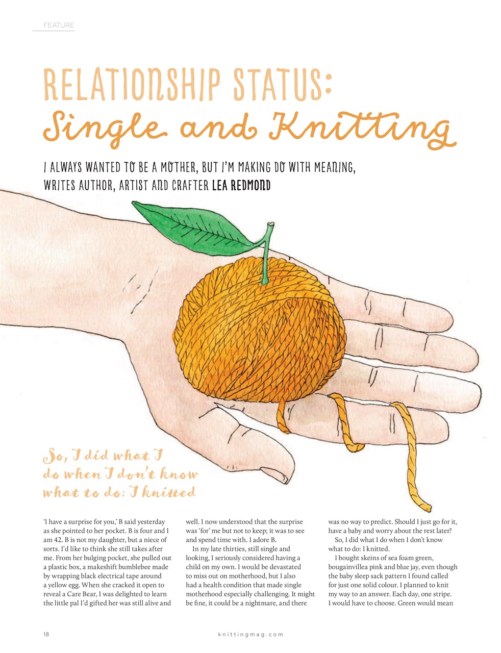 Knitting Preview Pages