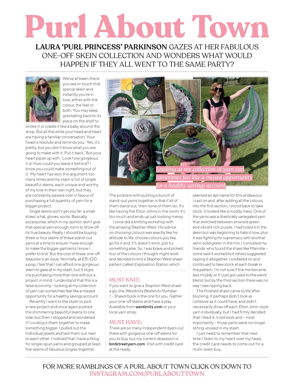 Knitting Preview Pages