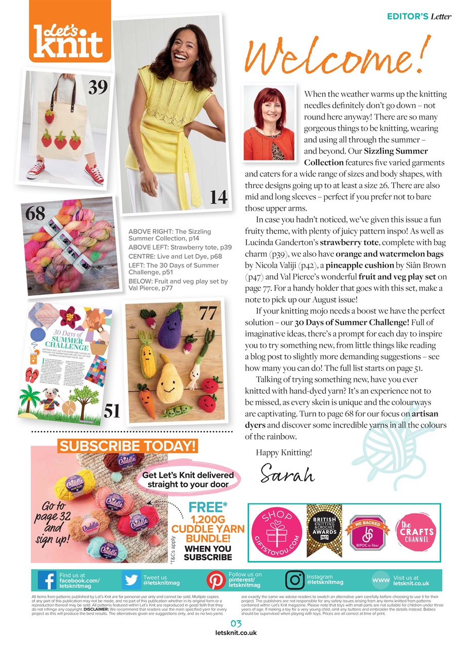 Let's Knit Preview Pages