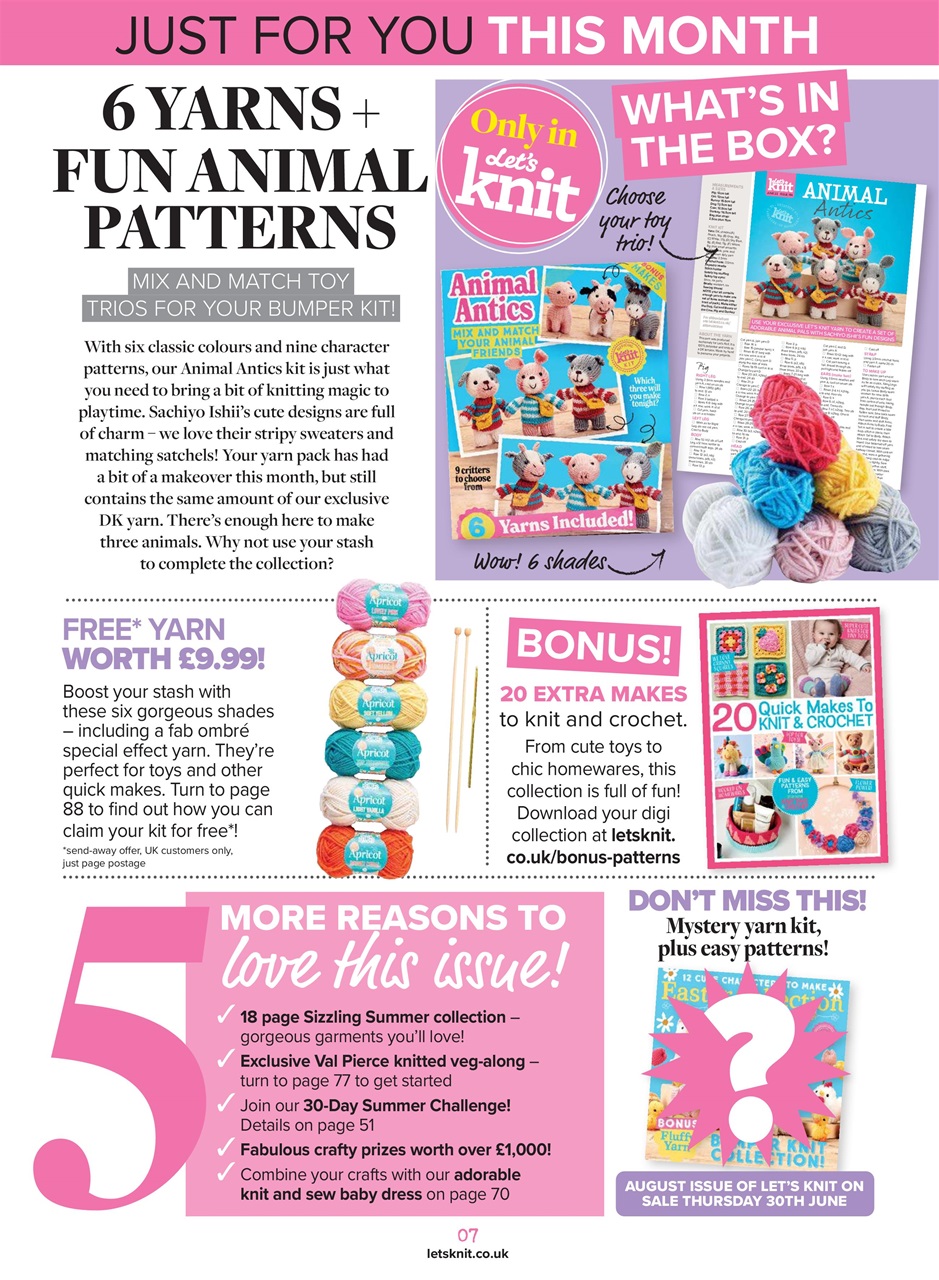 Let's Knit Preview Pages