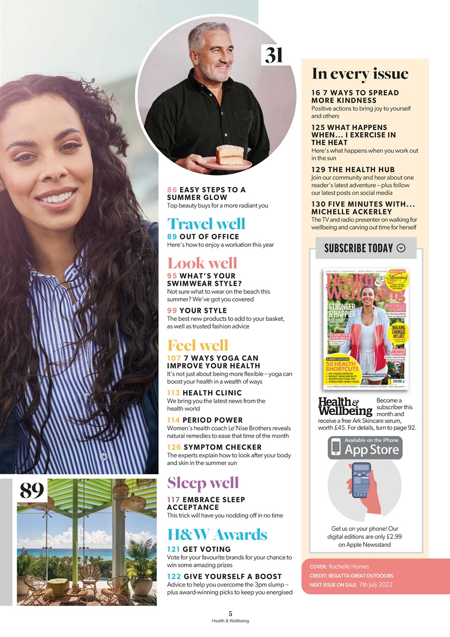 Health & Wellbeing Preview Pages