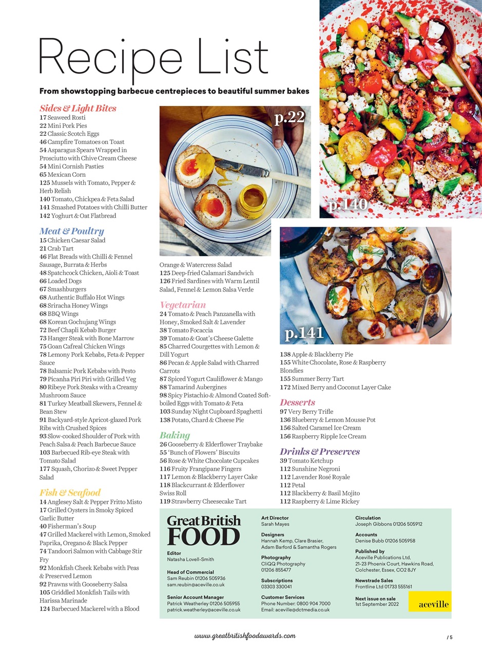 Great British Food Preview Pages