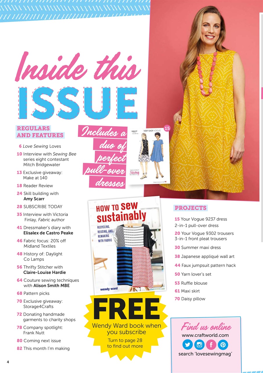 Love Sewing Preview Pages