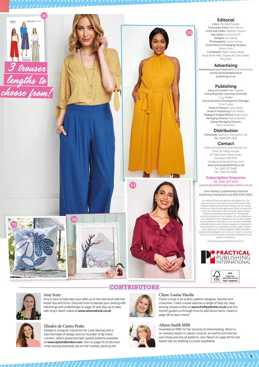 Love Sewing Preview Pages