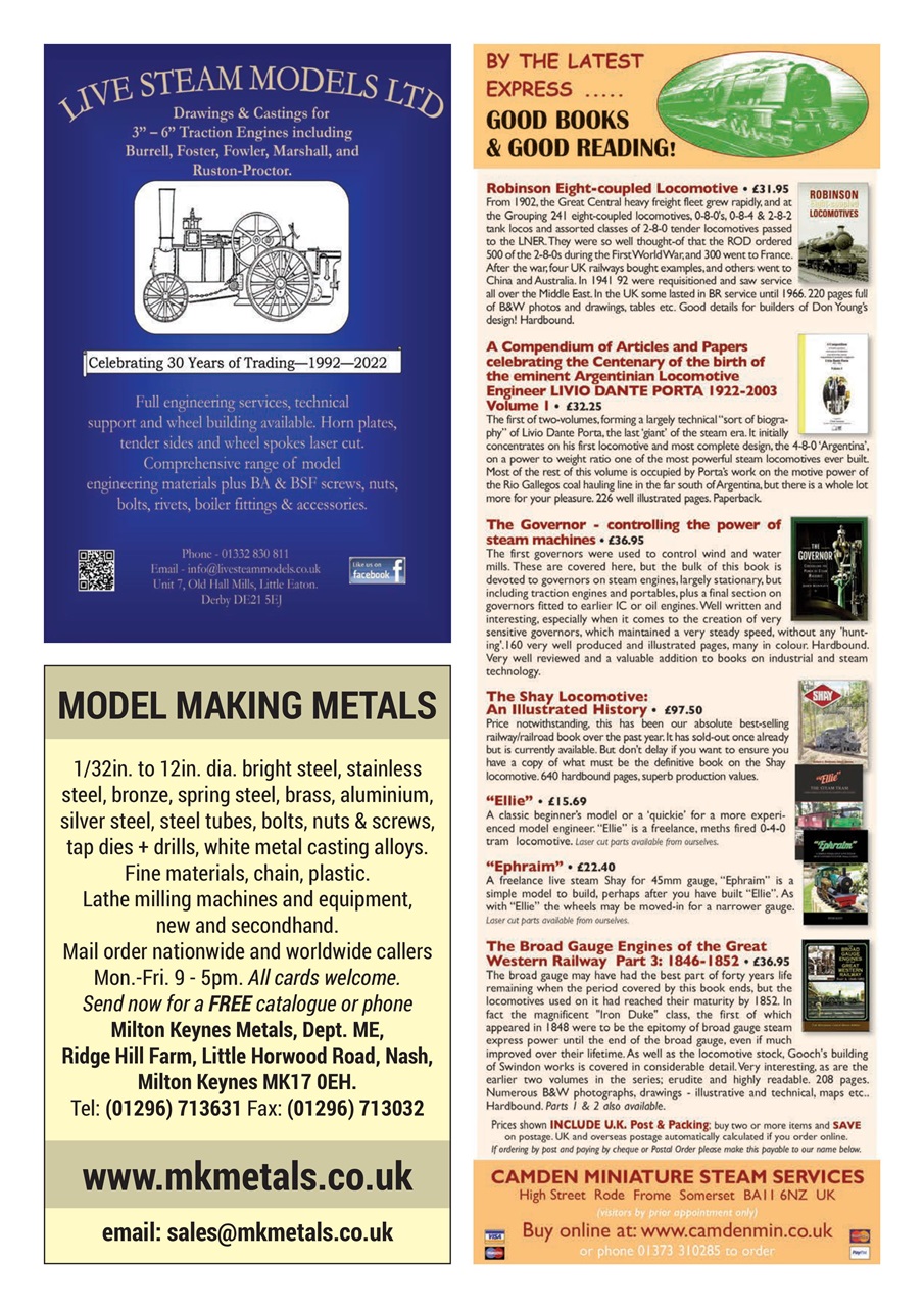 Model Engineer Preview Pages