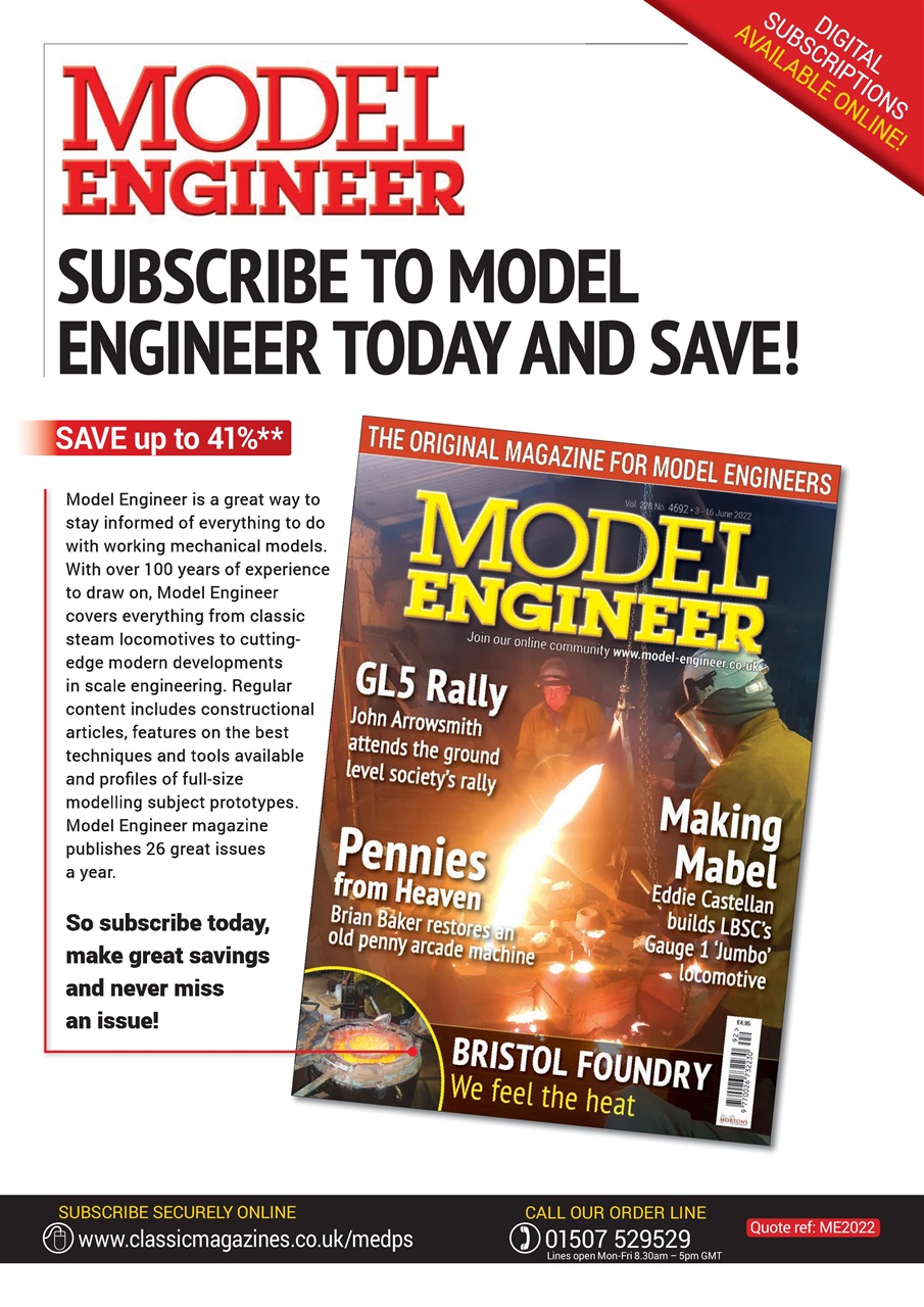 Model Engineer Preview Pages