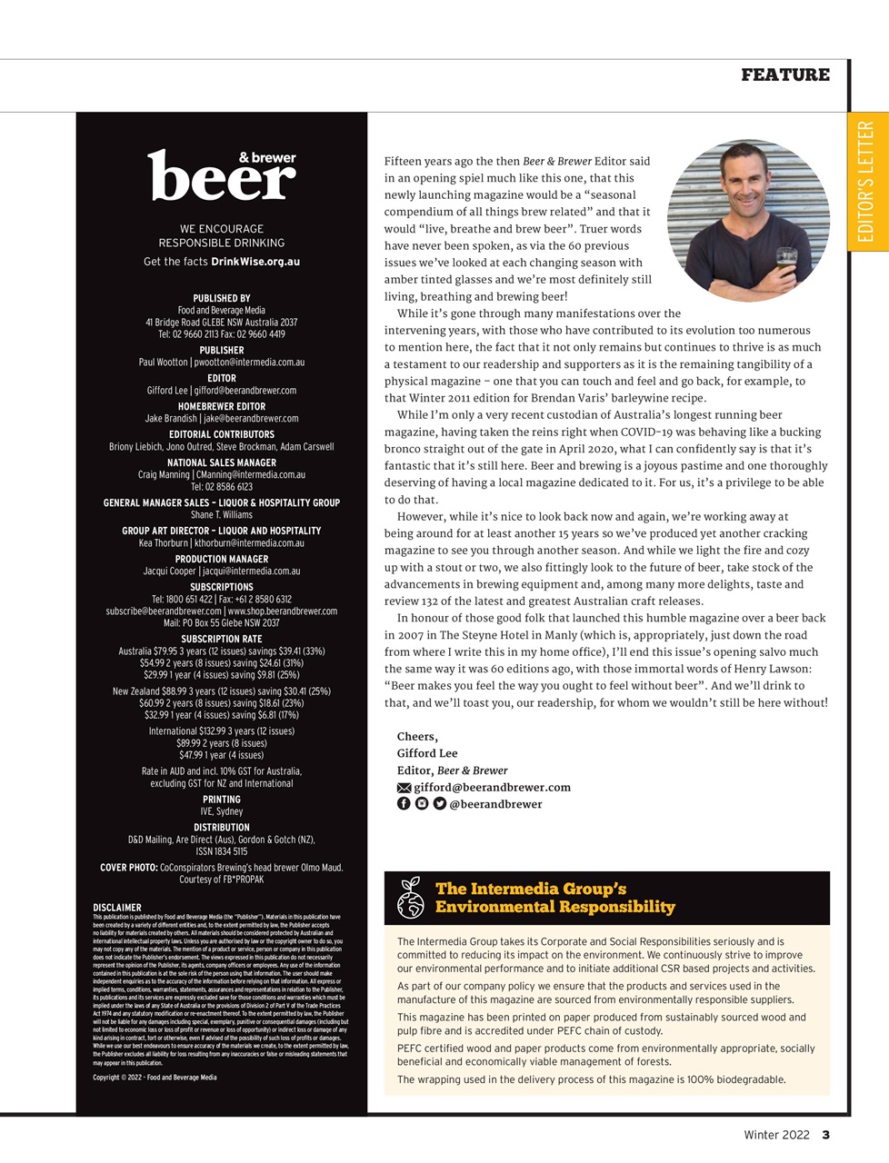 Beer and Brewer Preview Pages
