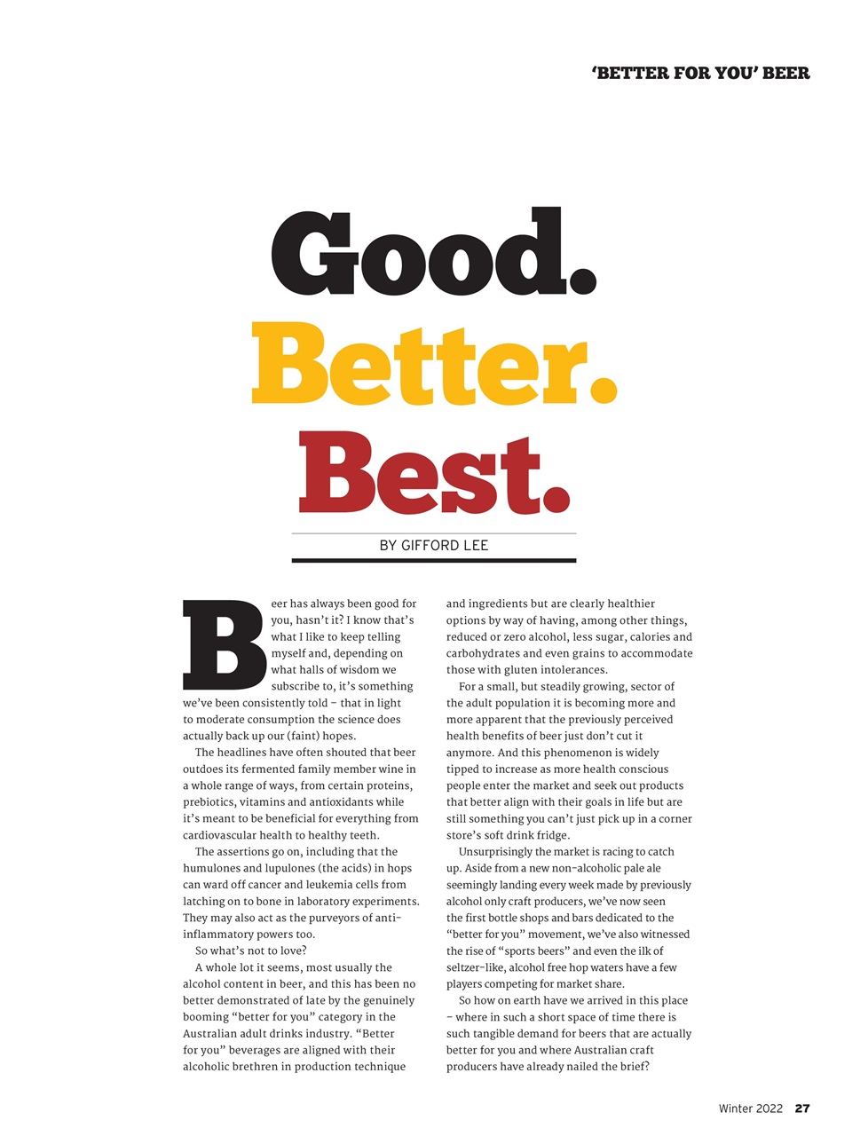 Beer and Brewer Preview Pages